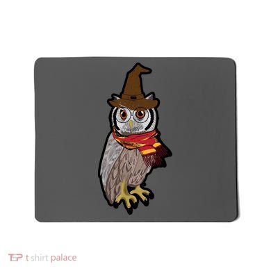 Funny Cute Owl Halloween Mousepad