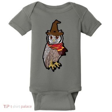 Funny Cute Owl Halloween Baby Bodysuit