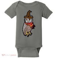 Funny Cute Owl Halloween Baby Bodysuit thumb 0