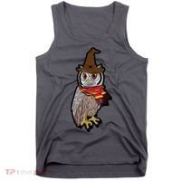 Funny Cute Owl Halloween Tank Top thumb 0
