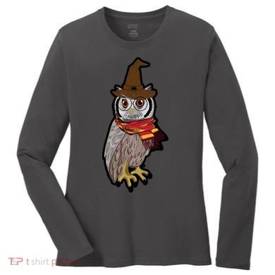 Funny Cute Owl Halloween Women's Long Sleeve Shirt