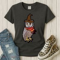 Funny Cute Owl Halloween Women's T-Shirt thumb 3
