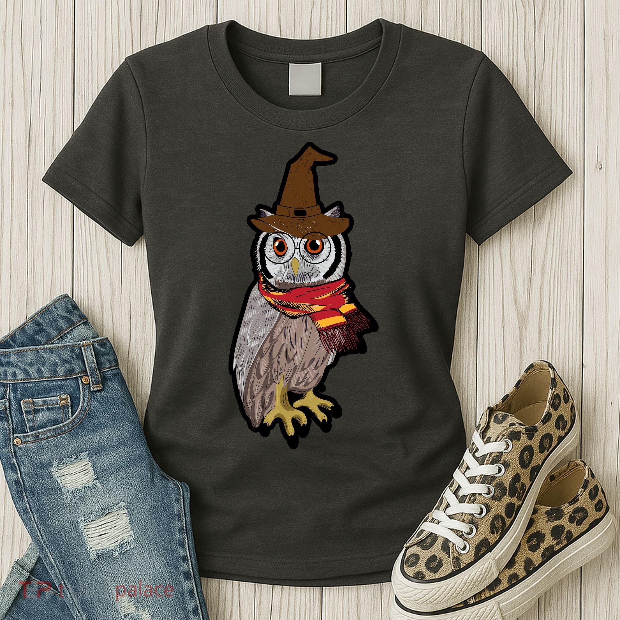 Funny Cute Owl Halloween Women's T-Shirt