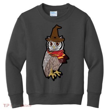 Funny Cute Owl Halloween Kids Sweatshirt