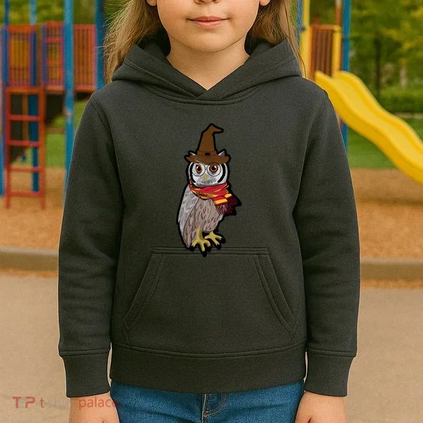 Funny Cute Owl Halloween Kids Hoodie