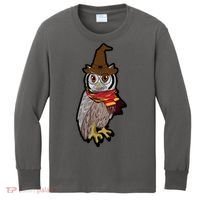 Funny Cute Owl Halloween Kids Long Sleeve Shirt thumb 0