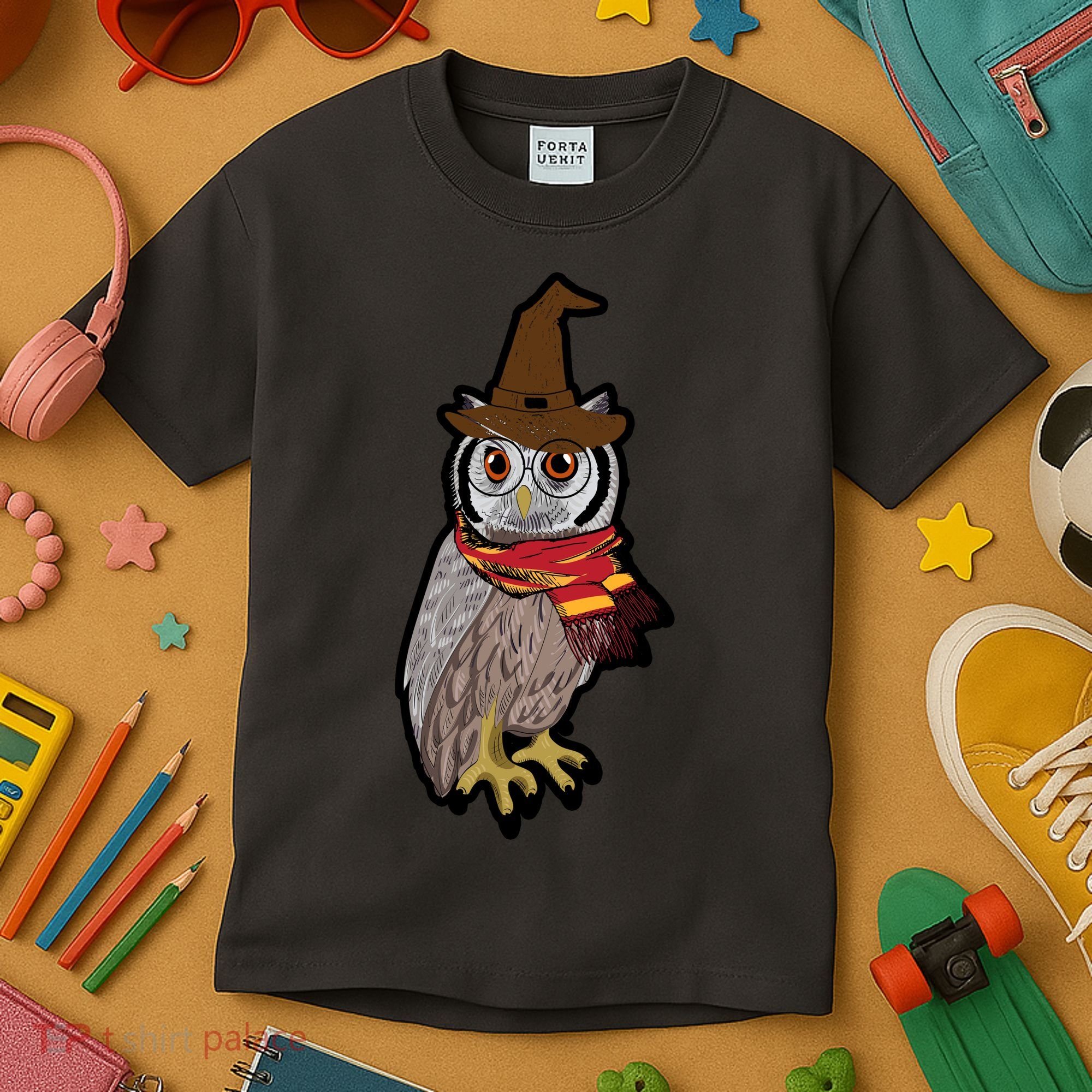 Funny Cute Owl Halloween Kids T-Shirt