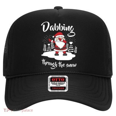 Funny Dabbing Around The Christmas Tree Santa Hat