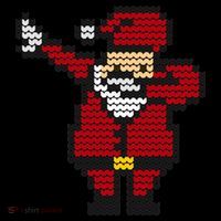 Funny Dabbing Santa Pixel Doggie Tank thumb 4