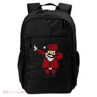 Funny Dabbing Santa Pixel Backpack thumb 0