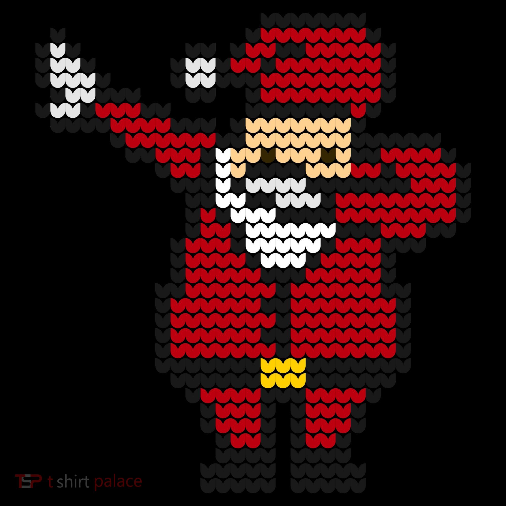 Funny Dabbing Santa Pixel Women's Tank Top