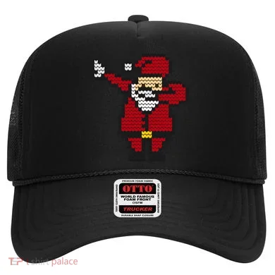 Funny Dabbing Santa Pixel Hat