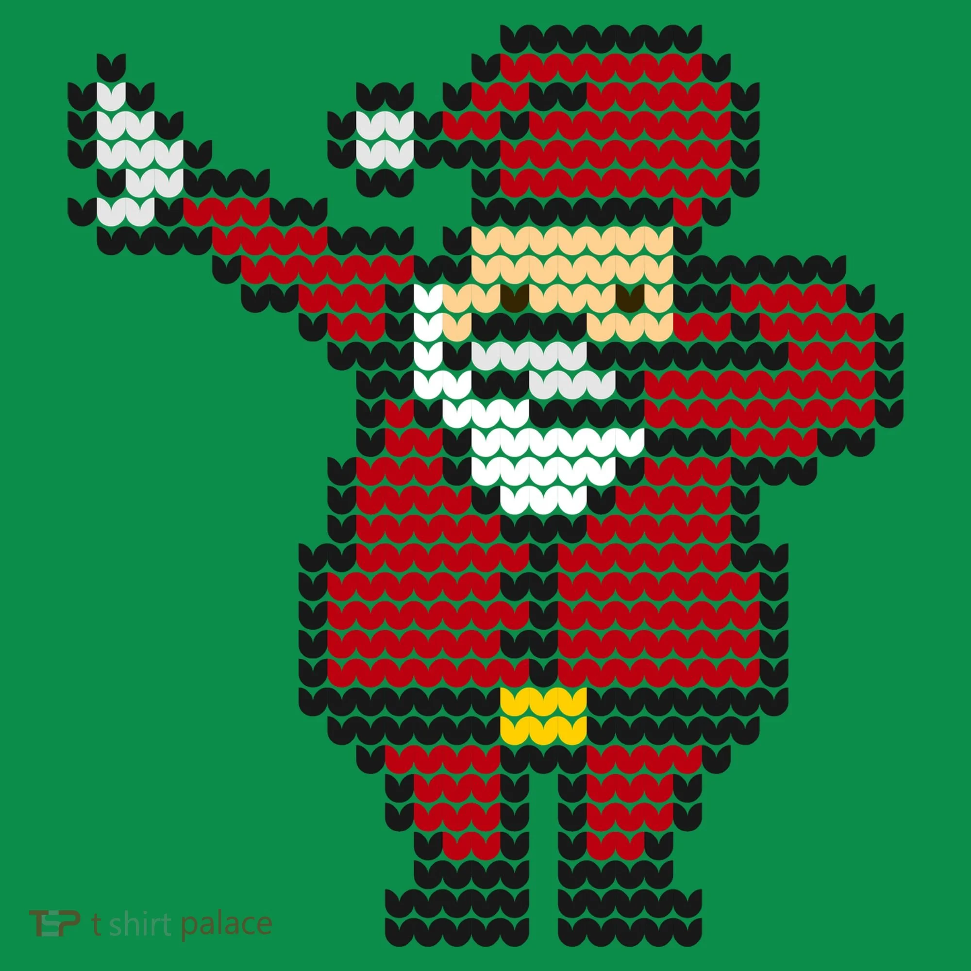 Funny Dabbing Santa Pixel Sweatshirt