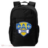Funny Dad Patrol Dog Dad Backpack thumb 0