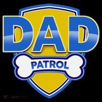 Funny Dad Patrol Dog Dad Ornament thumb 1