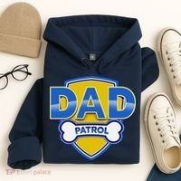 Funny Dad Patrol Dog Dad Hoodie thumb 4