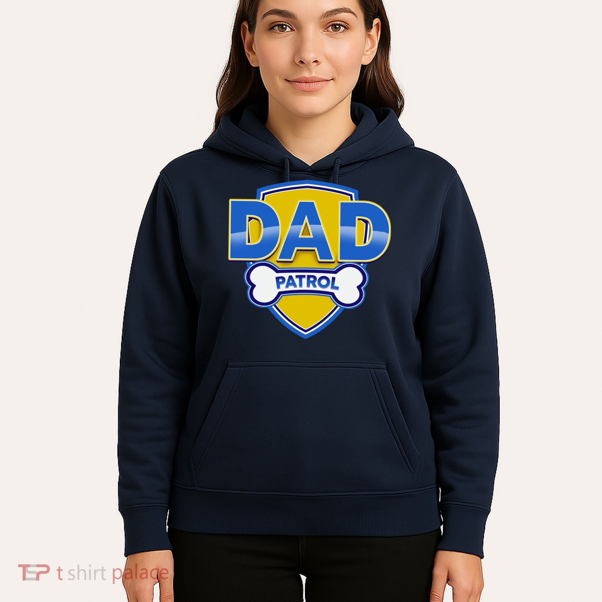 Funny Dad Patrol Dog Dad Hoodie