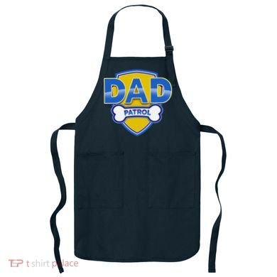 Funny Dad Patrol Dog Dad Apron