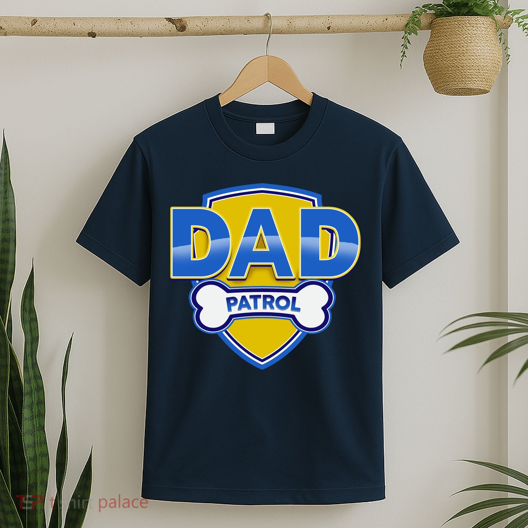 Funny Dad Patrol Dog Dad T-Shirt