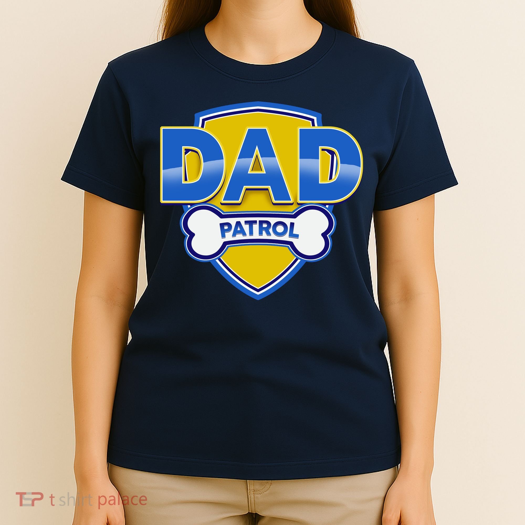 Funny Dad Patrol Dog Dad T-Shirt