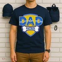 Funny Dad Patrol Dog Dad T-Shirt thumb 6