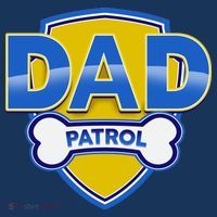 Funny Dad Patrol Dog Dad Pajama Set thumb 2