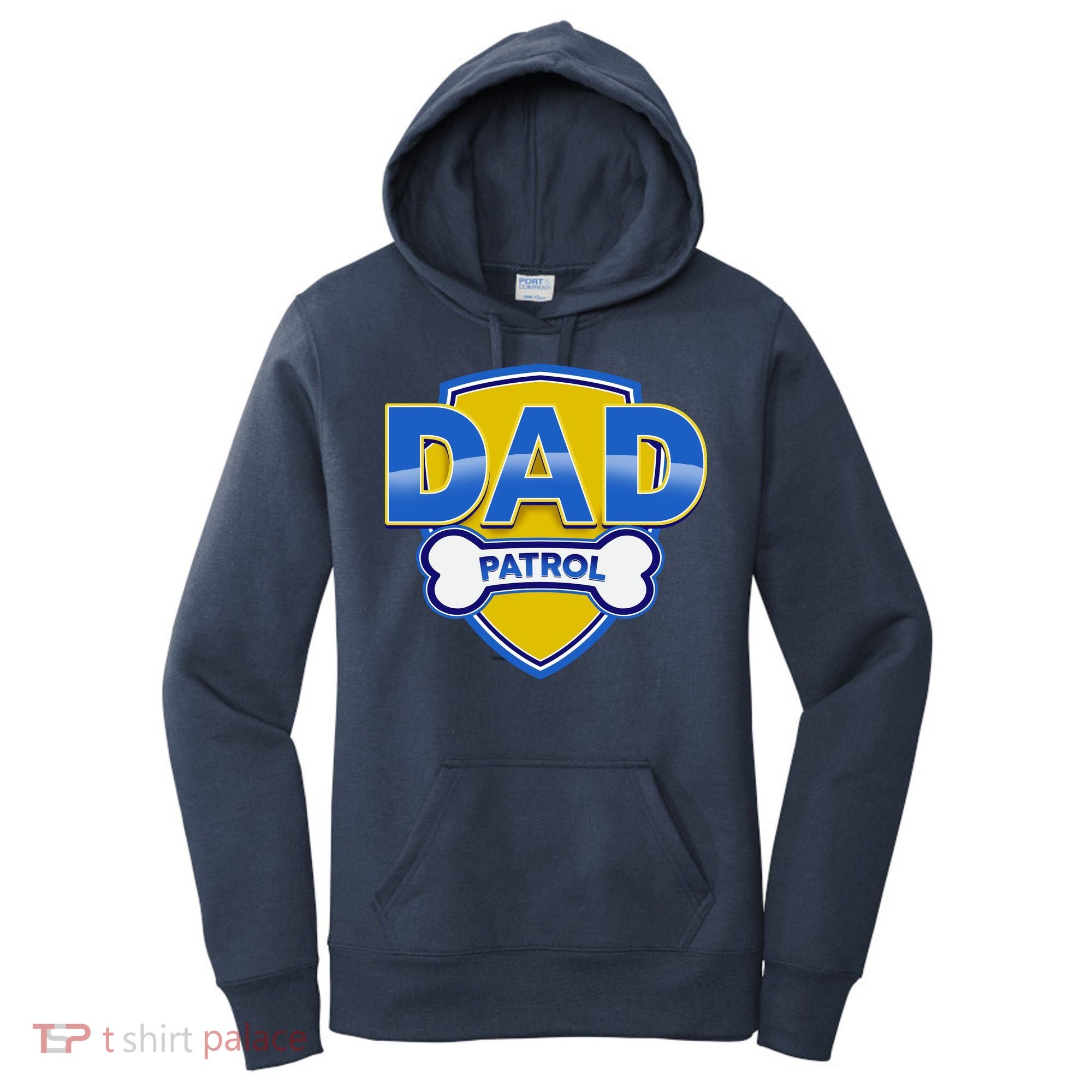Funny Dad Patrol Dog Dad Women's Hoodie