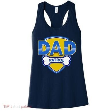 Funny Dad Patrol Dog Dad Women's Tank Top