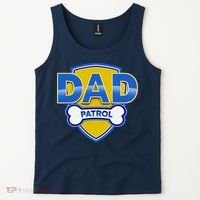 Funny Dad Patrol Dog Dad Tank Top thumb 2