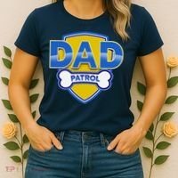 Funny Dad Patrol Dog Dad Women's T-Shirt thumb 2