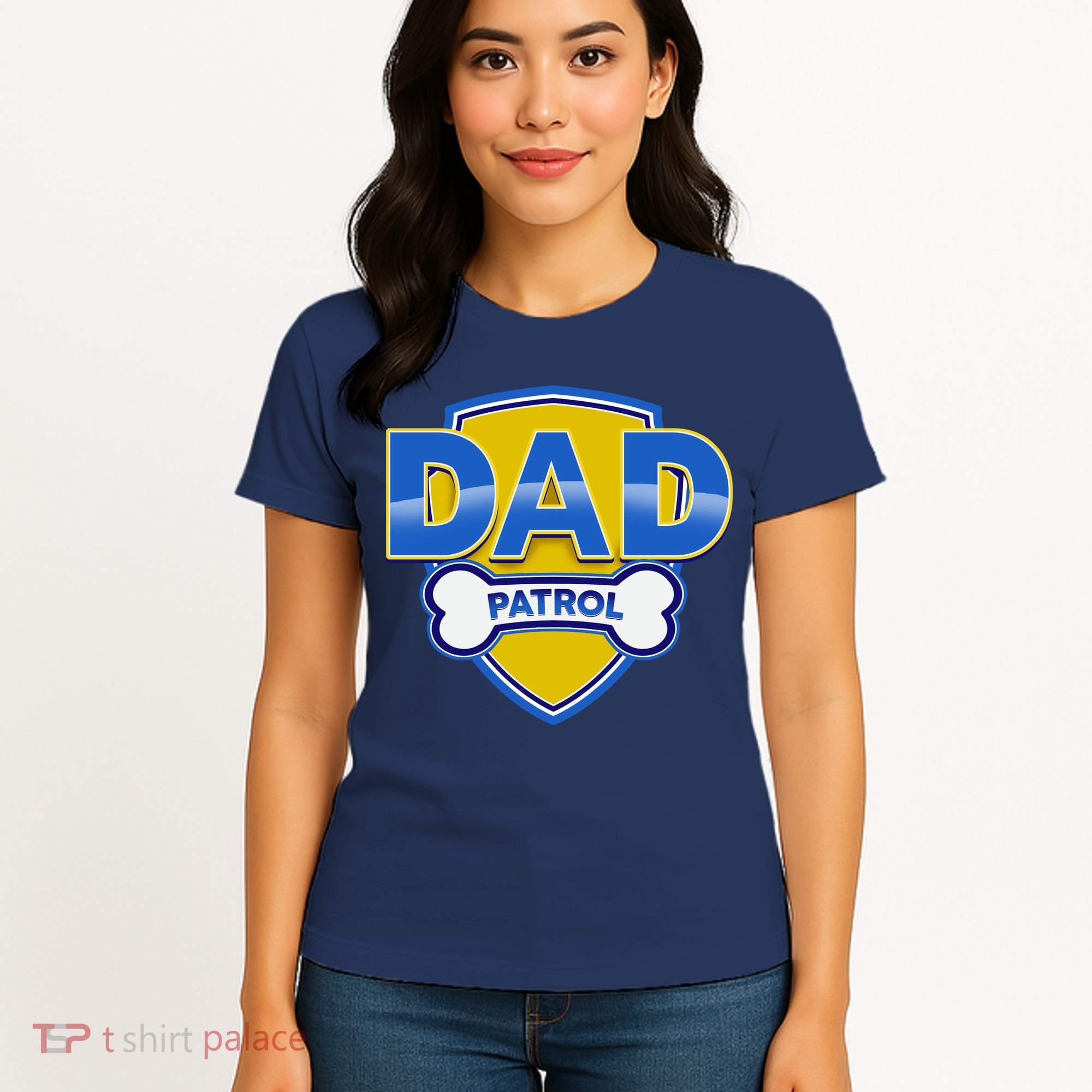 Funny Dad Patrol Dog Dad Women's T-Shirt