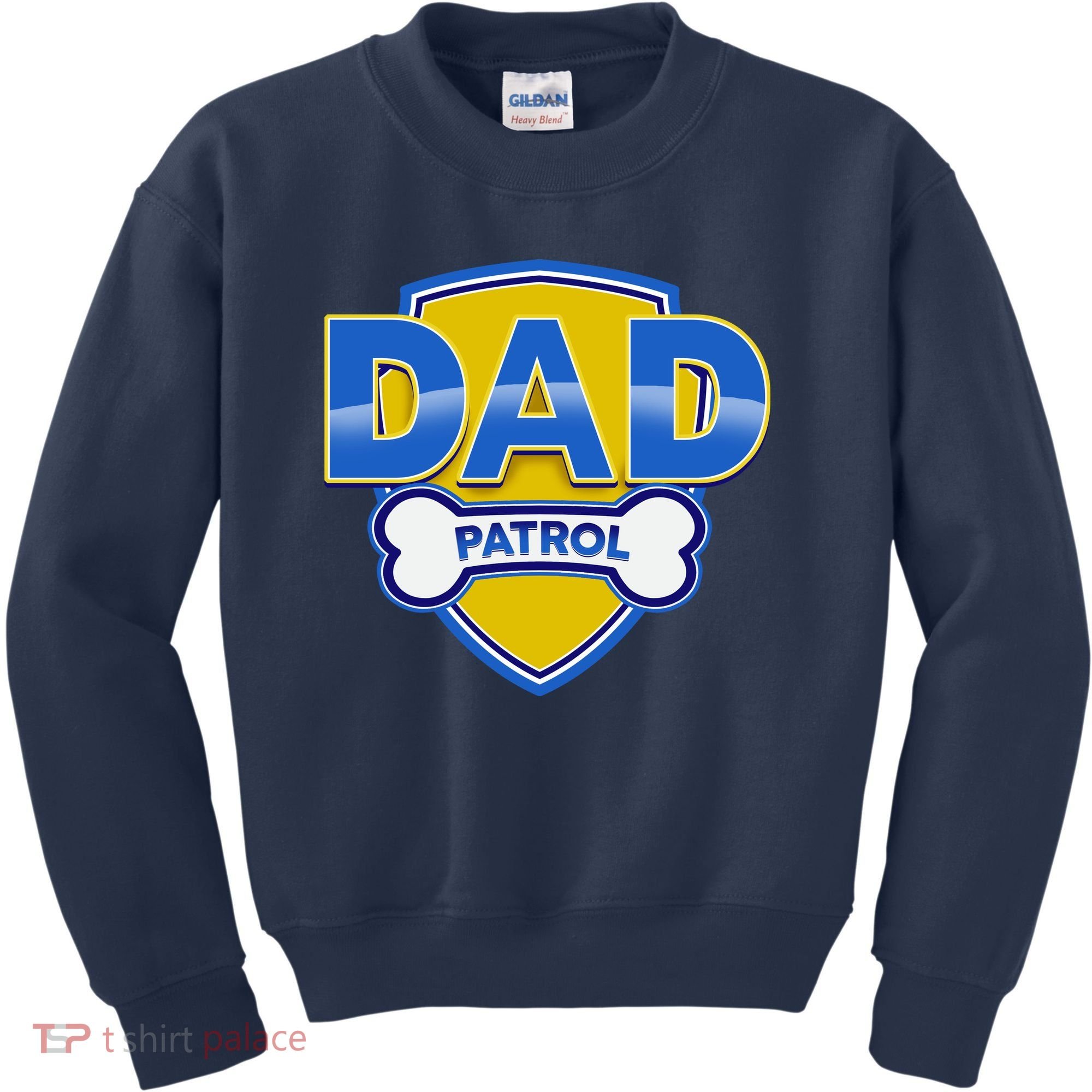 Funny Dad Patrol Dog Dad Kids Sweatshirt