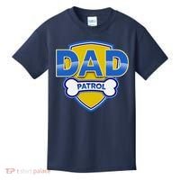 Funny Dad Patrol Dog Dad Kids T-Shirt thumb 0