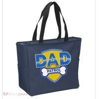 Funny Dad Patrol Dog Dad Tote Bag thumb 2