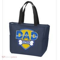 Funny Dad Patrol Dog Dad Tote Bag thumb 3
