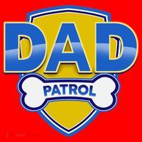 Funny Dad Patrol Dog Dad Santa Hat thumb 1
