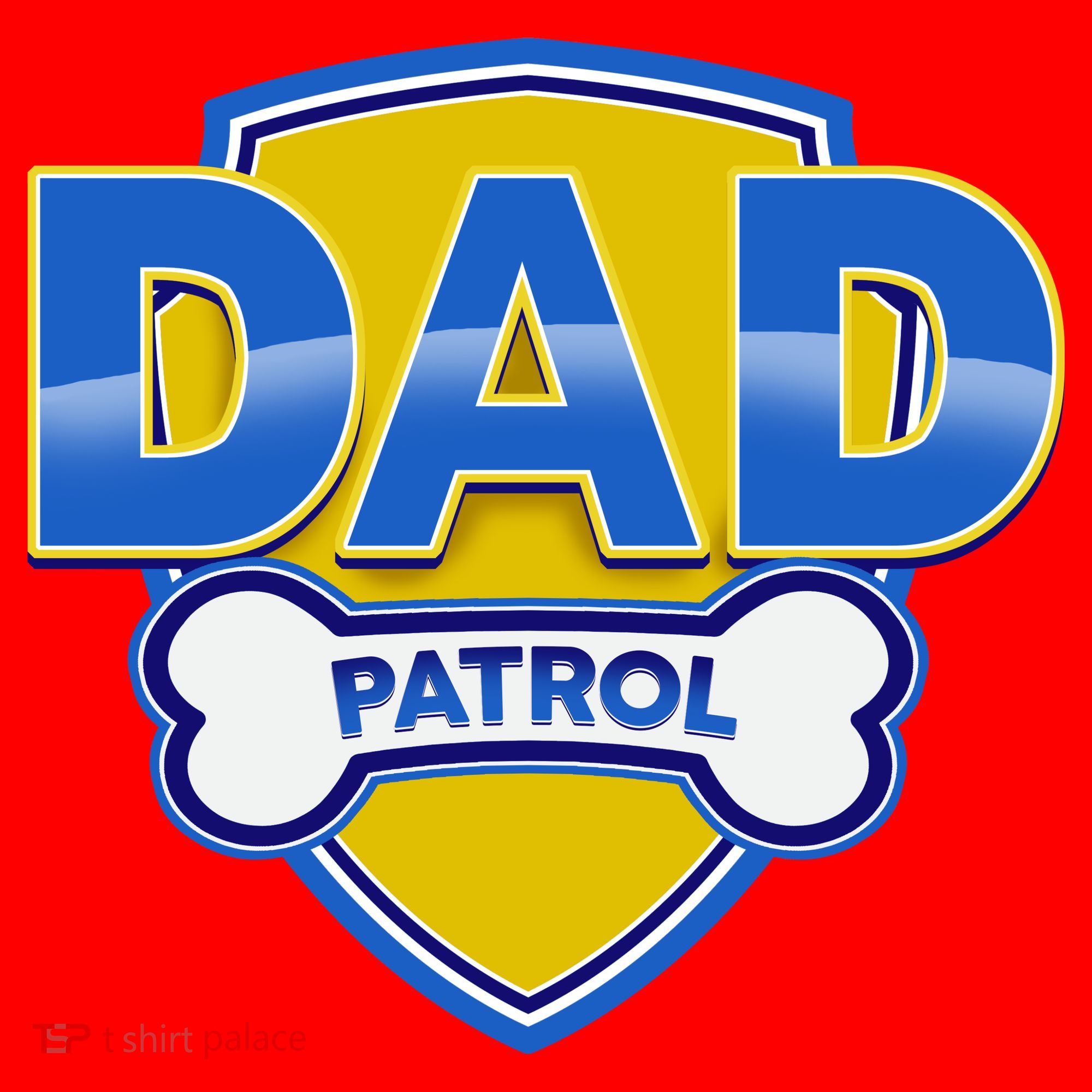 Funny Dad Patrol Dog Dad Santa Hat