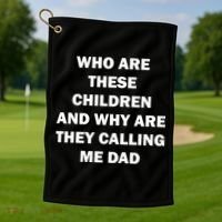 Funny Dad Quote Golf Towel thumb 1