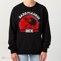 Funny Daddysaurus Rex Father's Day Women's Sweatshirt thumb 0