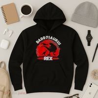 Funny Daddysaurus Rex Father's Day Hoodie thumb 3