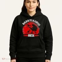 Funny Daddysaurus Rex Father's Day Hoodie thumb 5