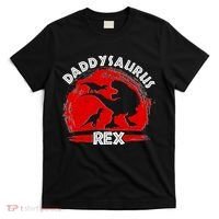 Funny Daddysaurus Rex Father's Day T-Shirt thumb 0