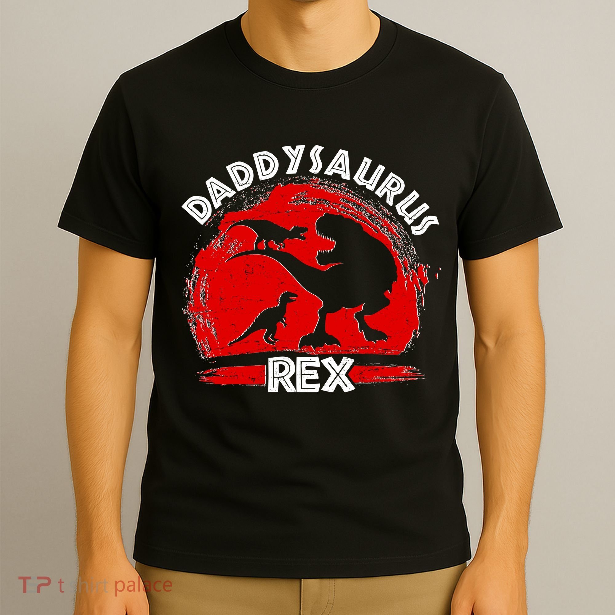 Funny Daddysaurus Rex Father's Day T-Shirt