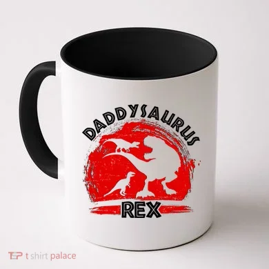 Funny Daddysaurus Rex Father's Day Coffee Mug