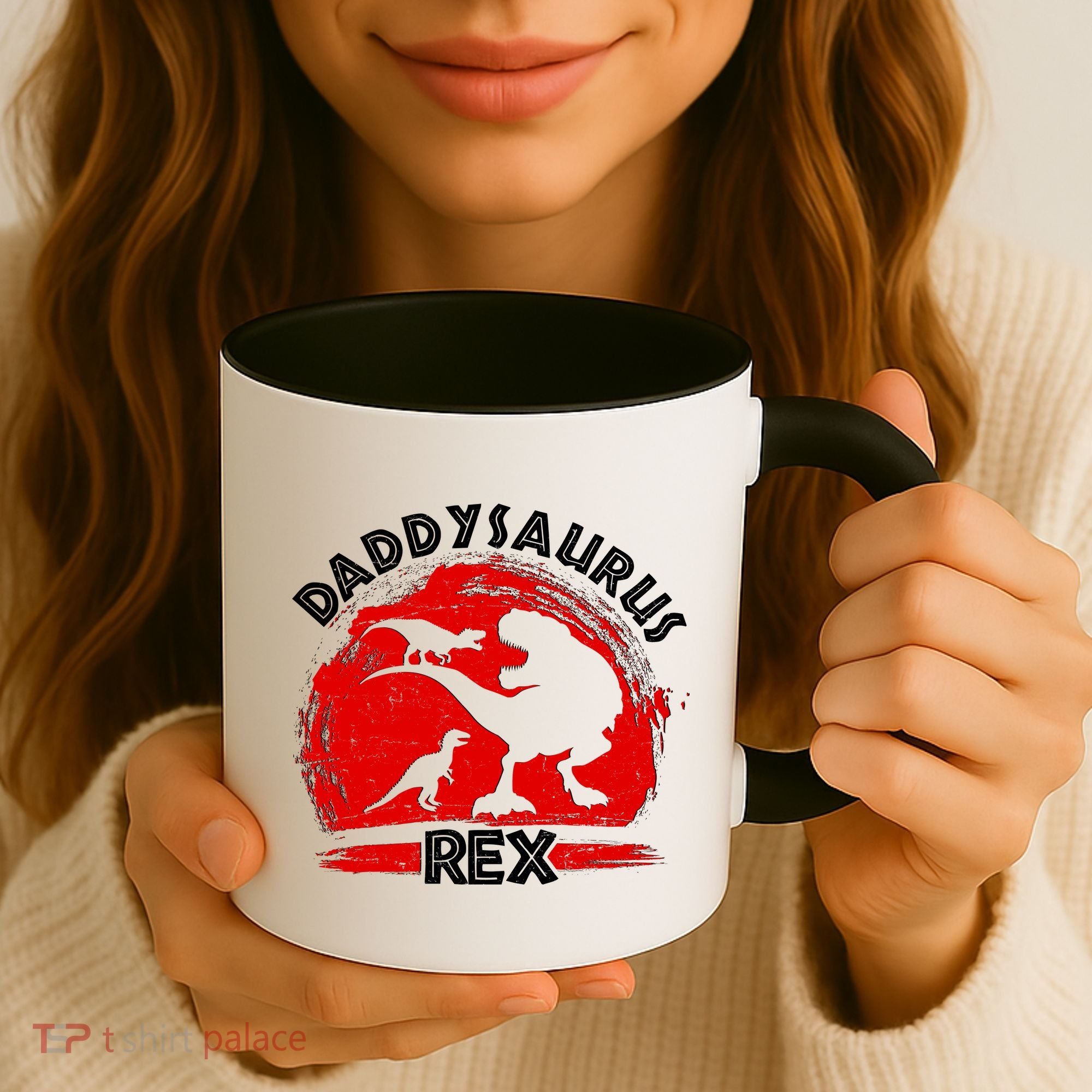 Funny Daddysaurus Rex Father's Day Coffee Mug