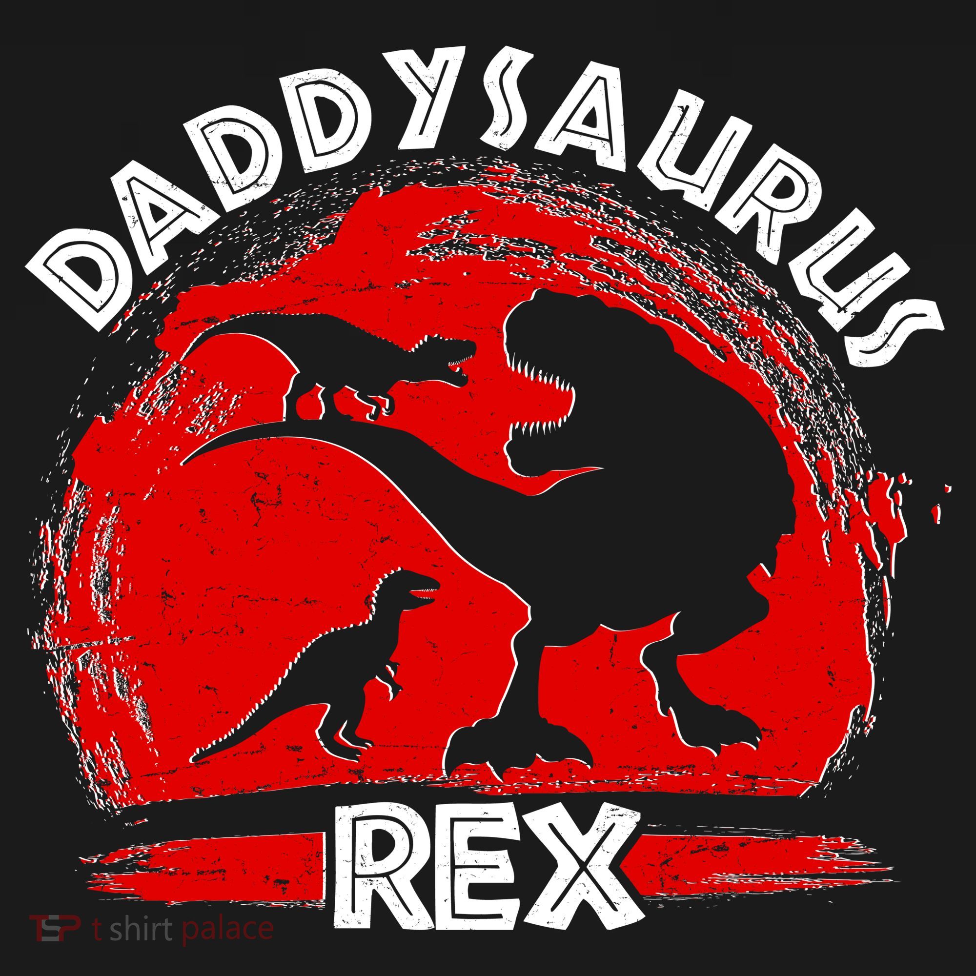 Funny Daddysaurus Rex Father's Day Polo