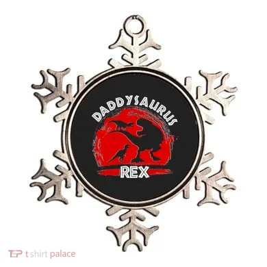 Funny Daddysaurus Rex Father's Day Ornament