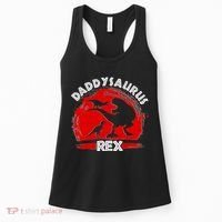 Funny Daddysaurus Rex Father's Day Women's Tank Top thumb 0