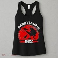 Funny Daddysaurus Rex Father's Day Women's Tank Top thumb 3