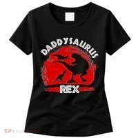 Funny Daddysaurus Rex Father's Day Women's T-Shirt thumb 0